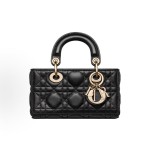 DIOR Lady D-Joy handbag, shoulder bag, crossbody bag, handbag, Super mini women\'s black style